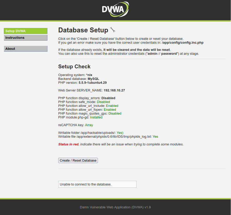 Build a PenTest Lab on a Raspberry Pi with DVWA