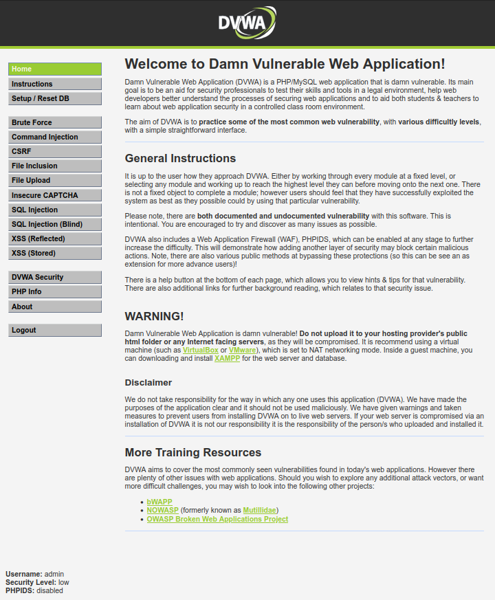 Build a PenTest Lab on a Raspberry Pi with DVWA